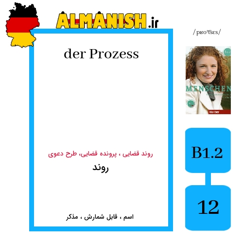 Prozess به فارسی روند به آلمانی