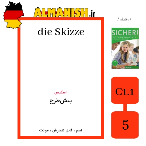 Skizze به فارسی پیش‌طرح به آلمانی