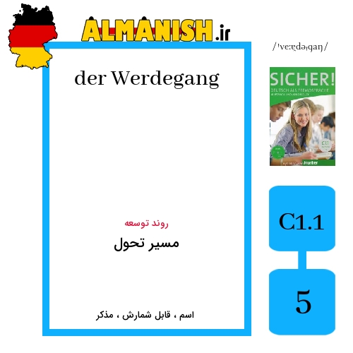 Werdegang به فارسی مسیر تحول به آلمانی